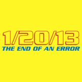1/20/13 THE END OF AN ERROR ANTI OBAMA T-SHIRT