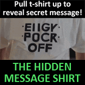 Fuck Off Hidden Message T-Shirt
