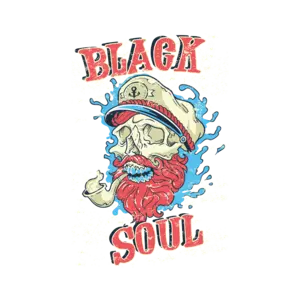 Black Soul Gothic Sailing T-Shirt
