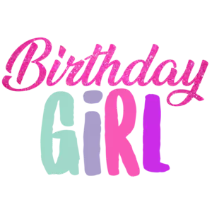 Birthday Girl Shirt. Girl's Happy Birthday. Custom T-Shirt with your girl's name and age on the back. Personalized Birthday T-Shirt