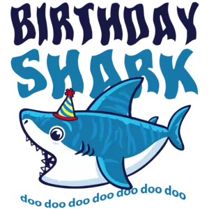 Birthday Shark - First Birthday Shirt. 1st Birthday Shirt. Boys Happy Birthday. Custom T-Shirt with your boys name and age. Personalized Birthday T-Shirt
