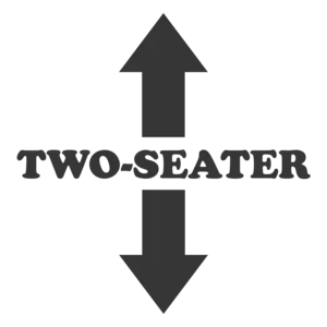 Two Seater Funny Sexual Shirt