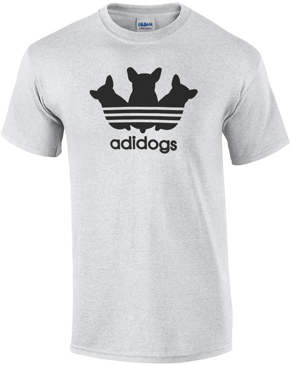 Adidogs - Funny Adidas Parody T-Shirt shirt
