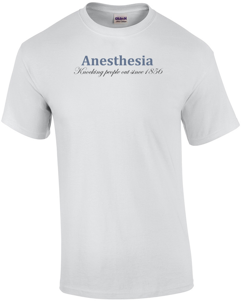 Anesthesia - Knocking people out since 1856 - funny anesthesiologist  t-shirt | eBay