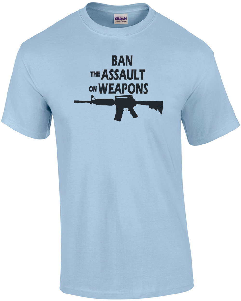 Goed opgeleid Gunst overzien Ban The Assault On Weapons - Pro Gun T-shirt | eBay