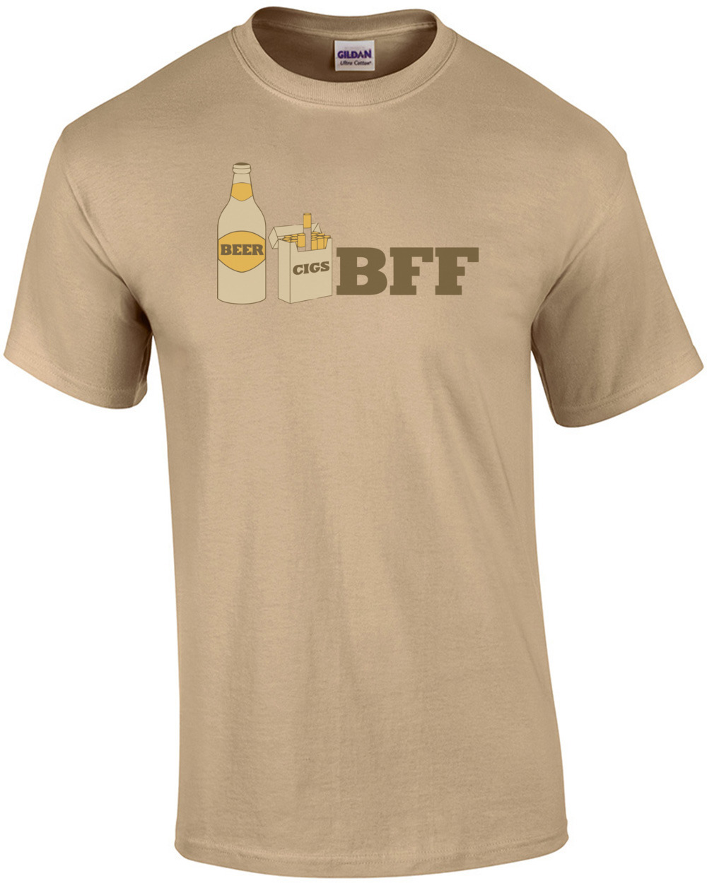 Beer And Cigs Best Friends Forever T-shirt