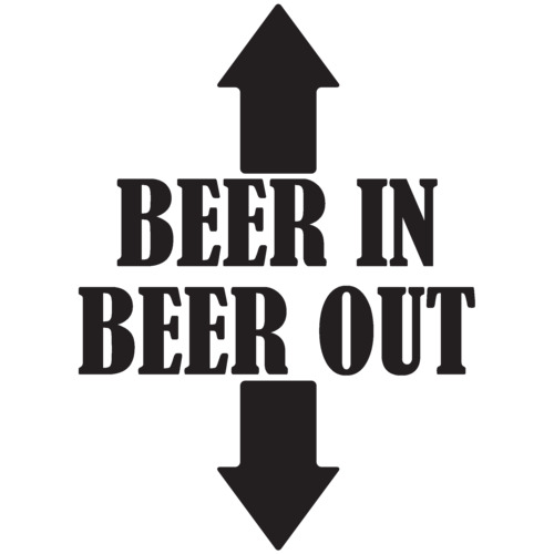 beer in beer out shirt