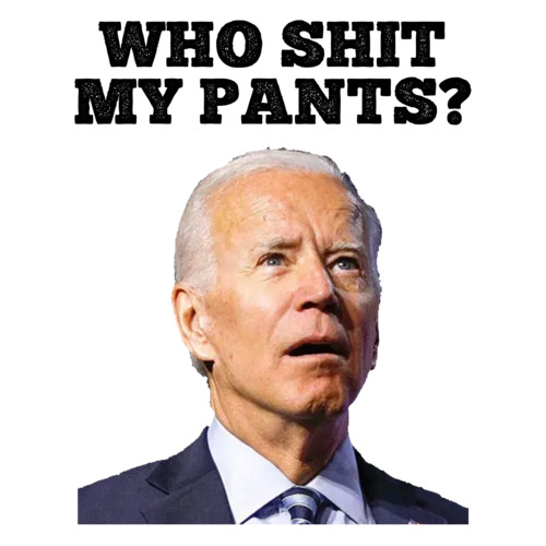 Biden Who Shit My Pants T-Shirt - Funny Anti-Biden Tee