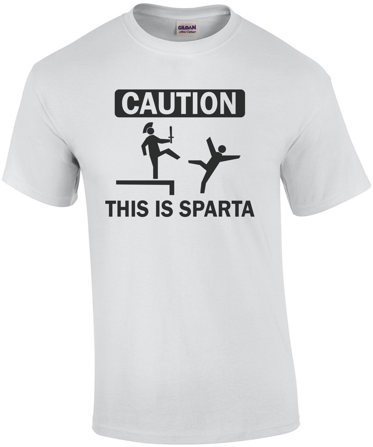 Caution This Is Sparta Parody Mens Funny Novelty T Shirt Christmas Birthday Gift 