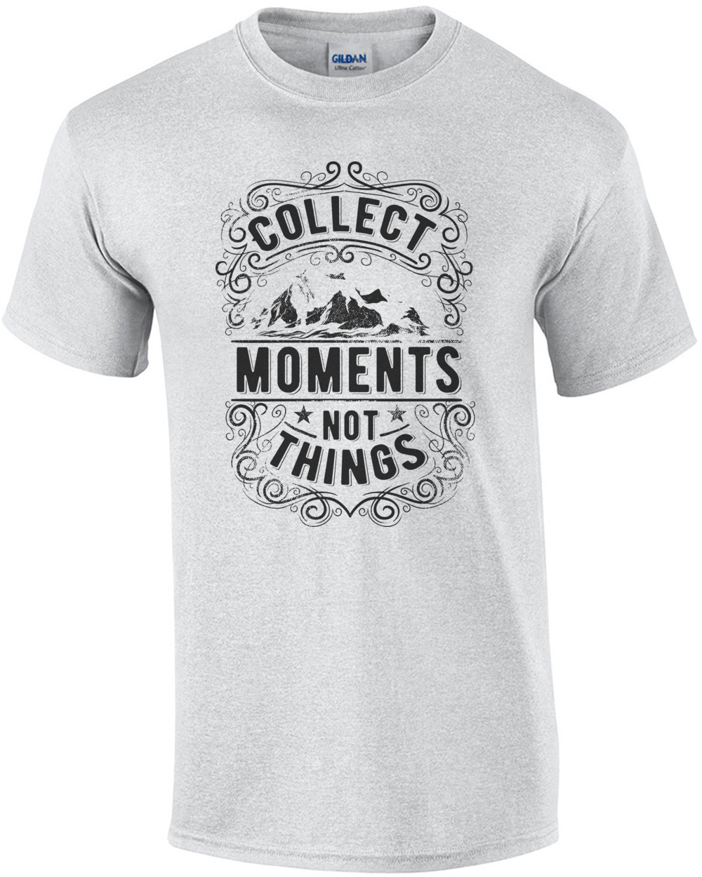 TOOLOUD Collect Moments Not Things Adult Dark T-Shirt