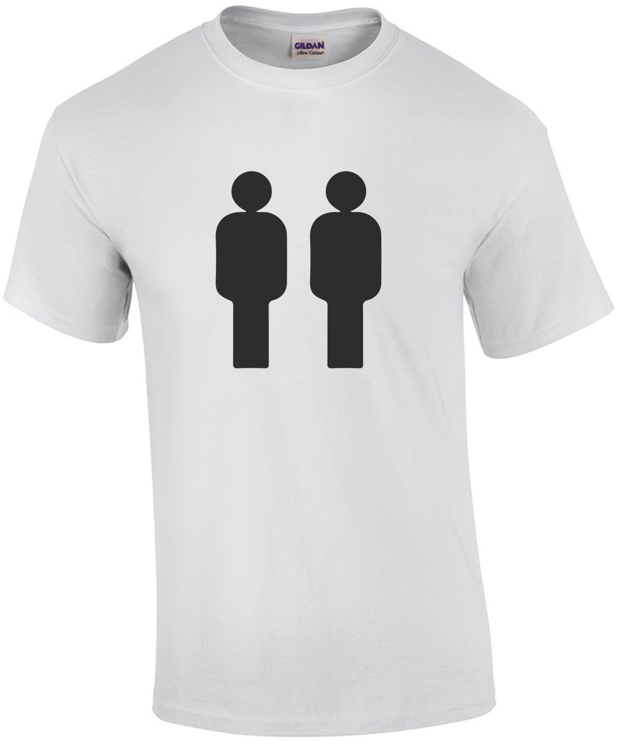2 male - gay t-shirt