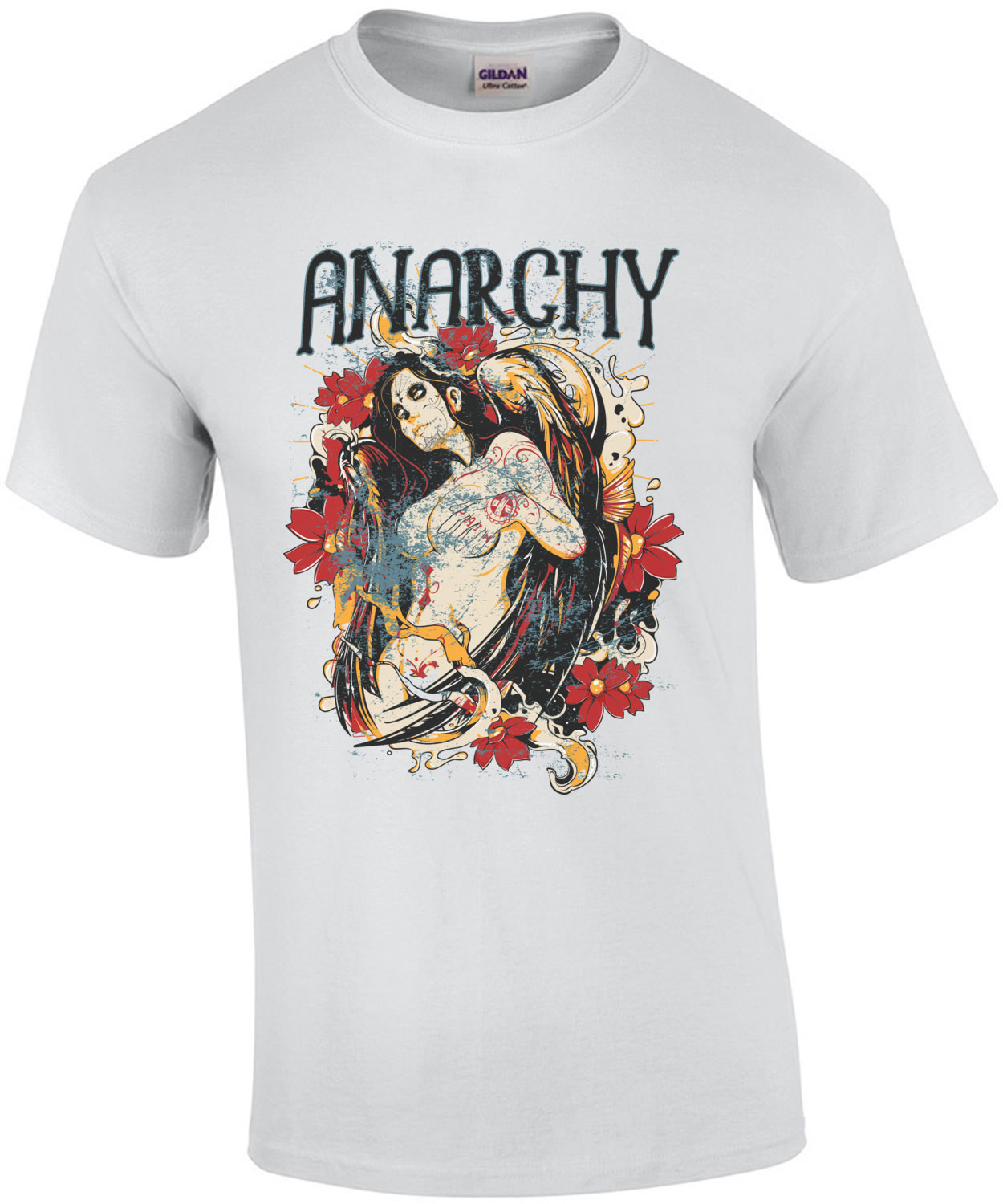 Anarchy Gothic Vintage Graphic T-Shirt