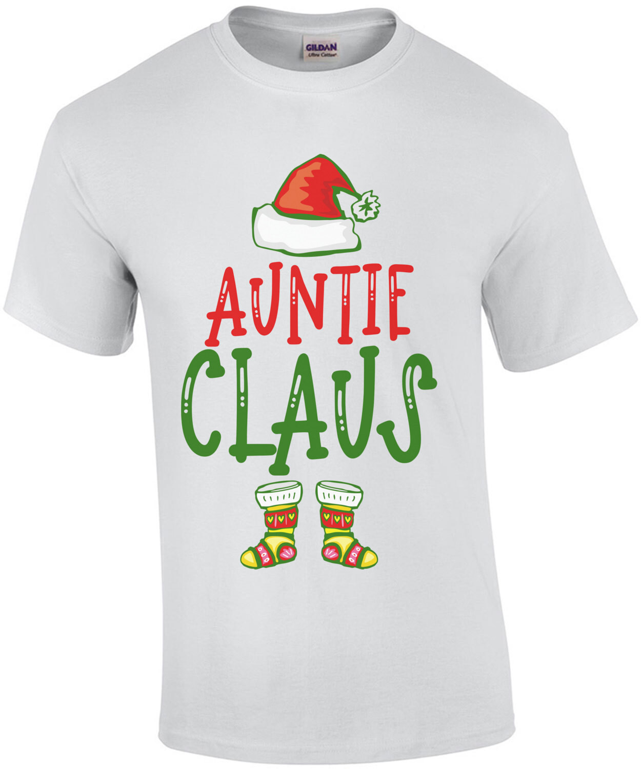 Auntie Claus - Funny Aunt Christmas T-Shirt