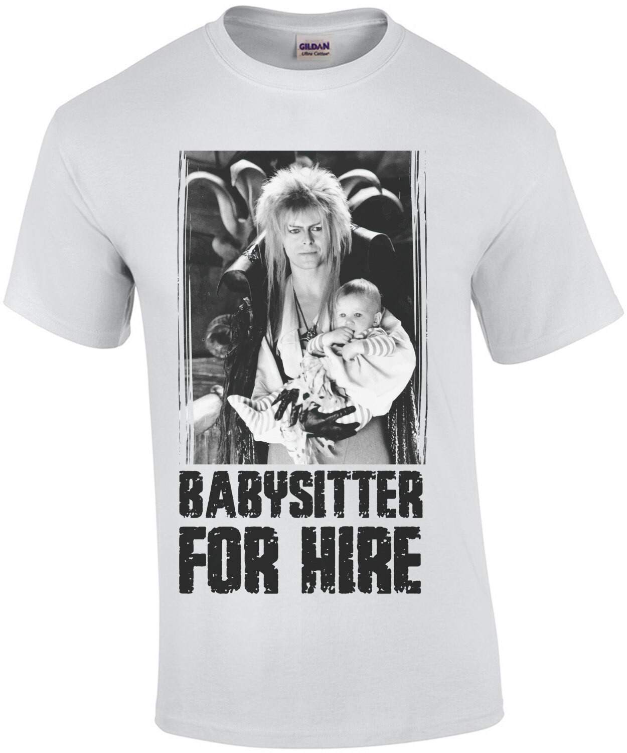 Babysitter For Hire - David Bowie - Labyrinth 80's T-Shirt