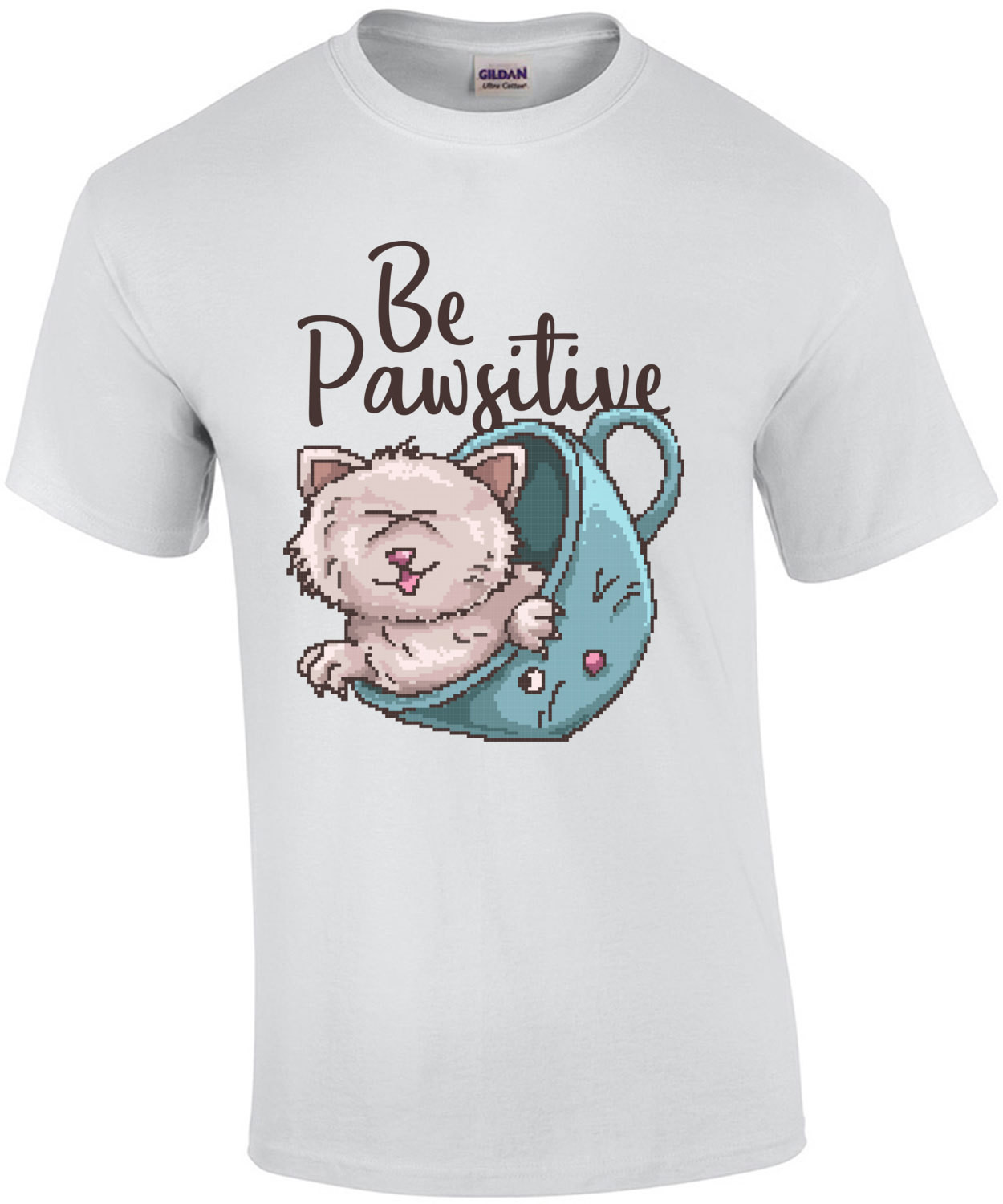 Be Pawsitive Cute Cats T-Shirt