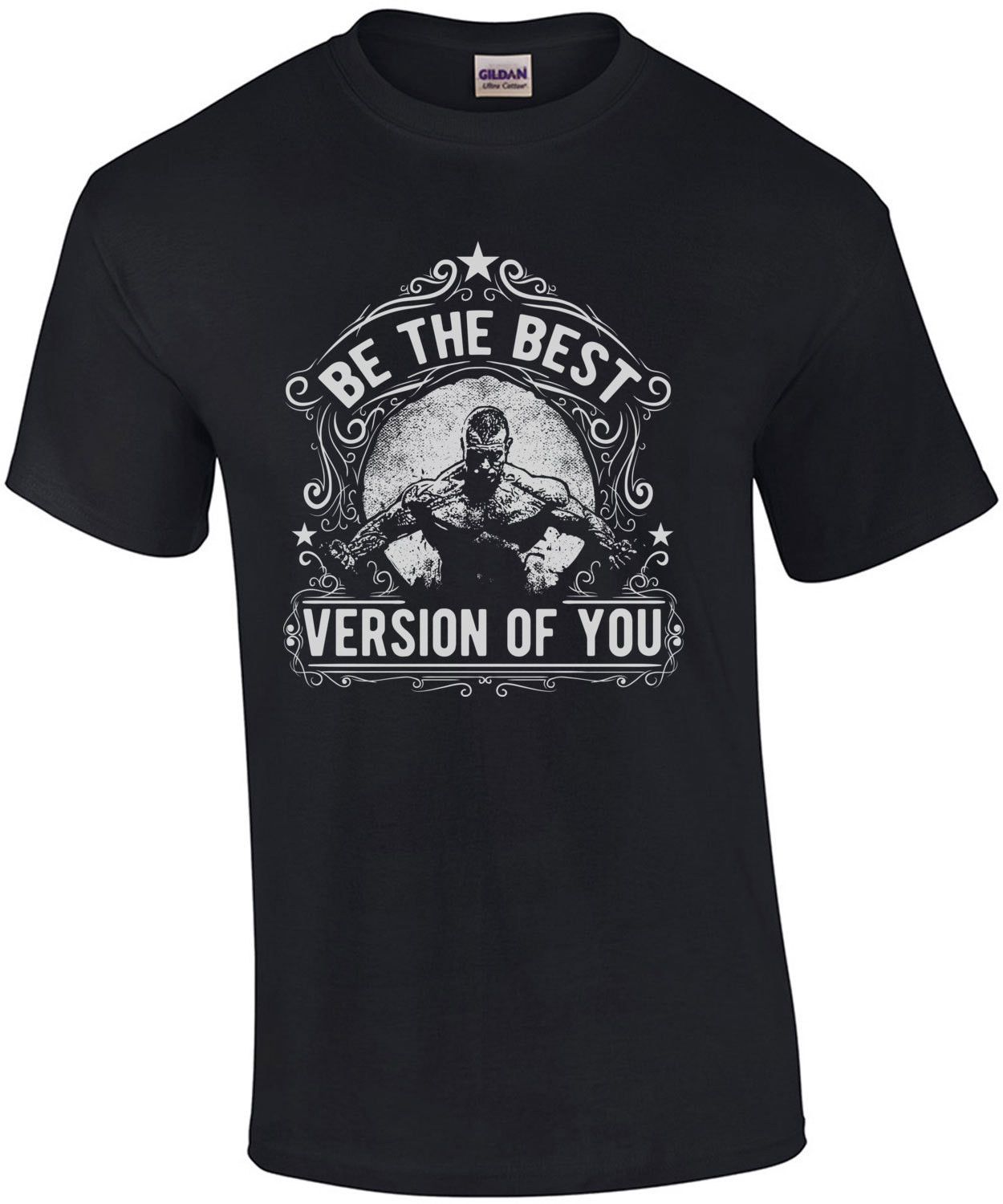 Be The Best Version Of You Motivational Mens Gym T-Shirt