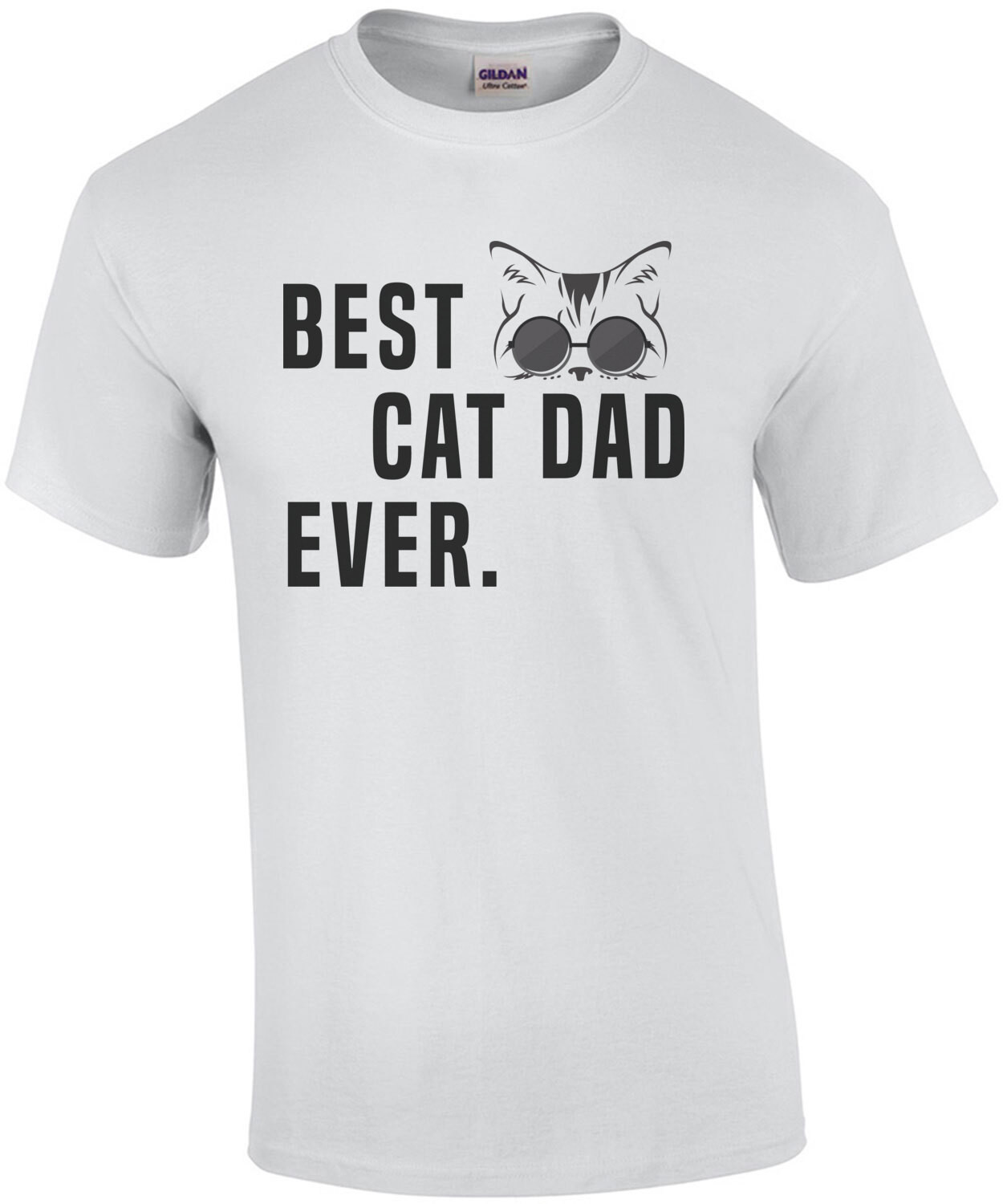Best Cat Dad Ever - Funny Cat T-Shirt