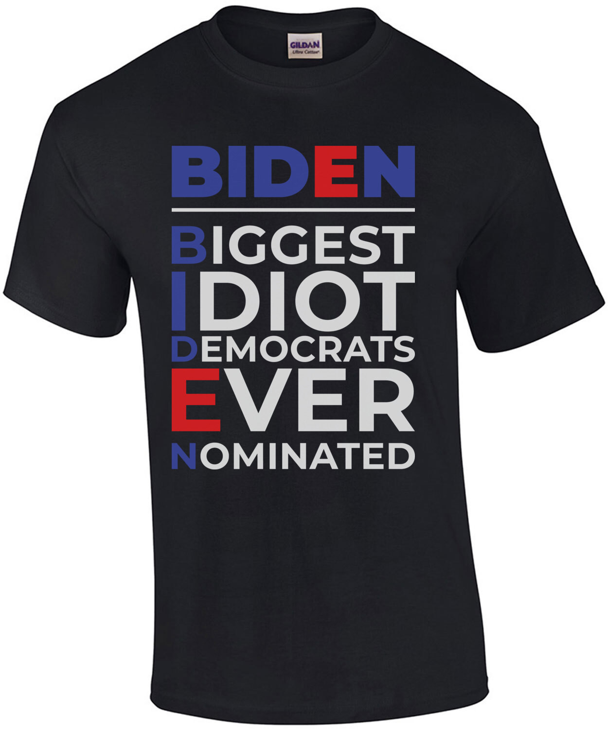 Biden - Biggest Idiot Democrats ever nominated - Anti Joe Biden T-Shirt