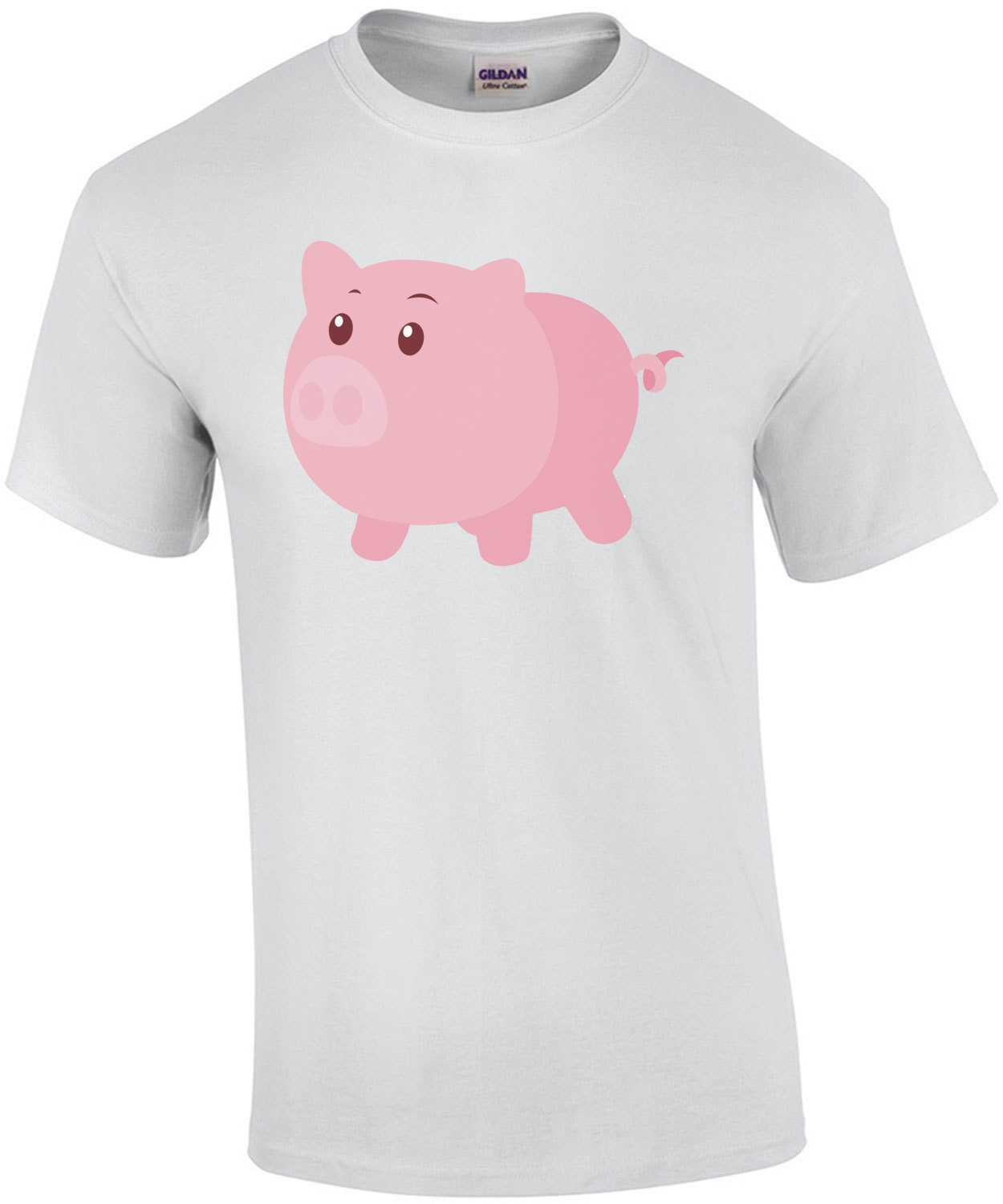 Big fat pig on a t-shirt