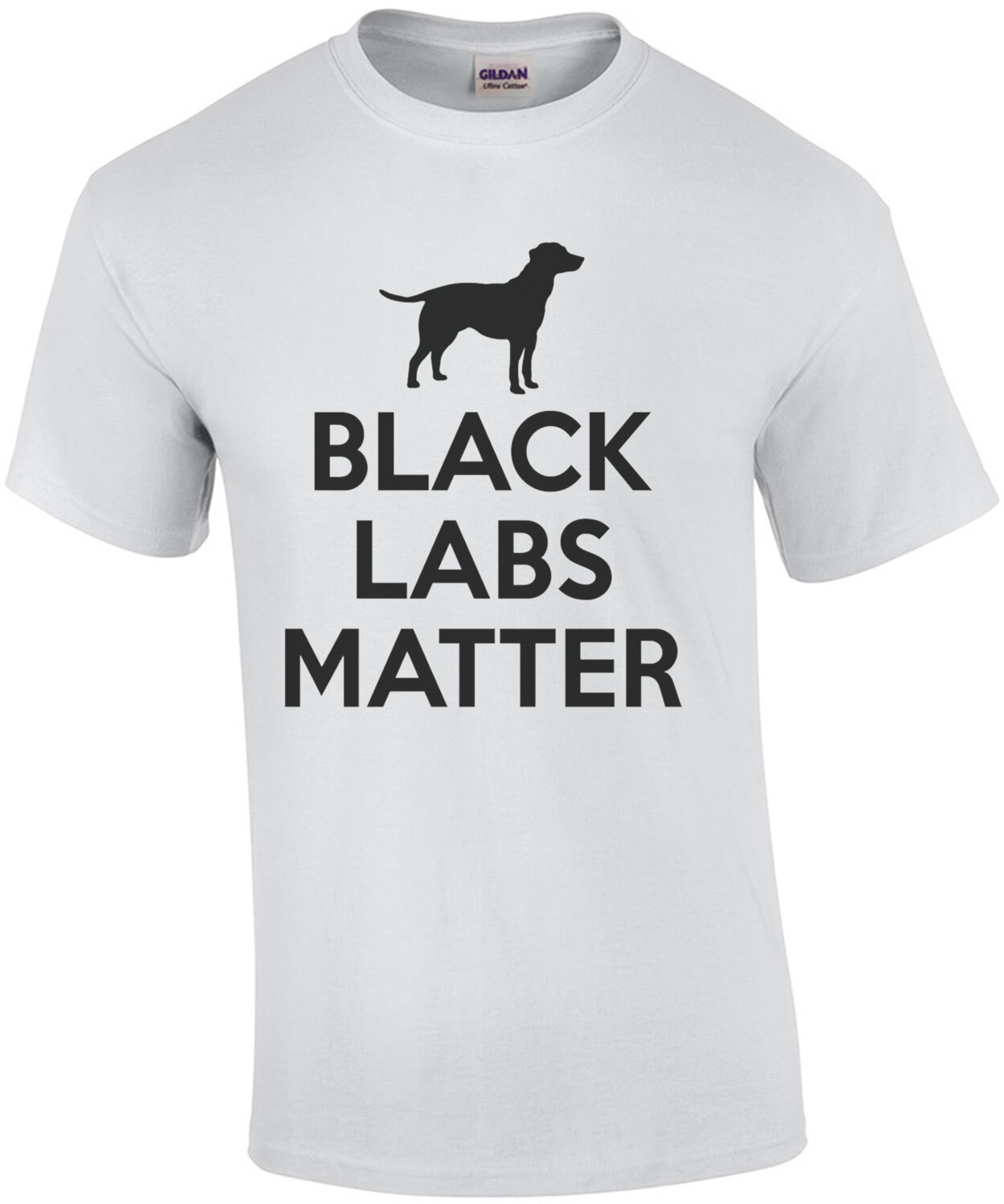 Black Labs Matter - Funny Black Labs Dog T-Shirt