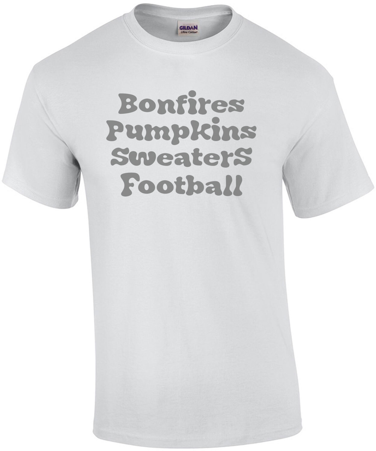 Bonfires Pumpkins Sweaters Football - Fall Autumn T-Shirt