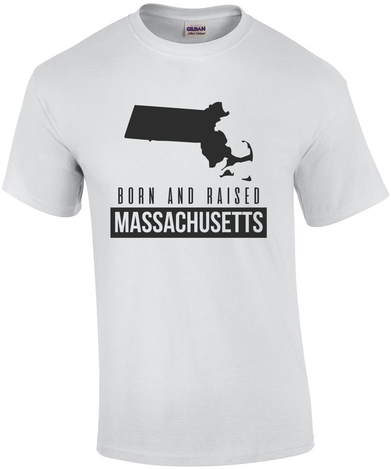 Born and Raised Massachusetts T-Shirt