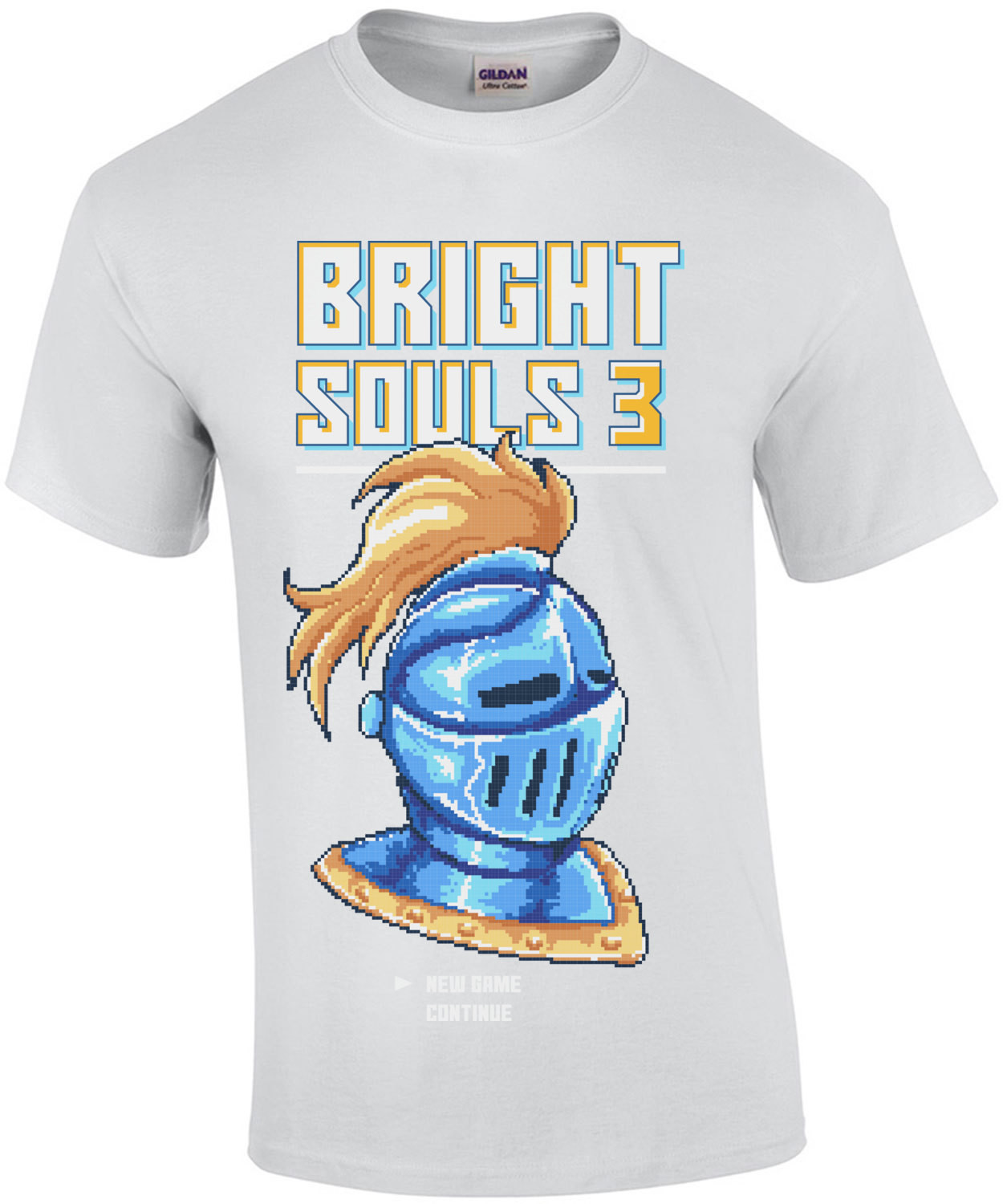 Bright Souls 3 Retro Gaming T-Shirt
