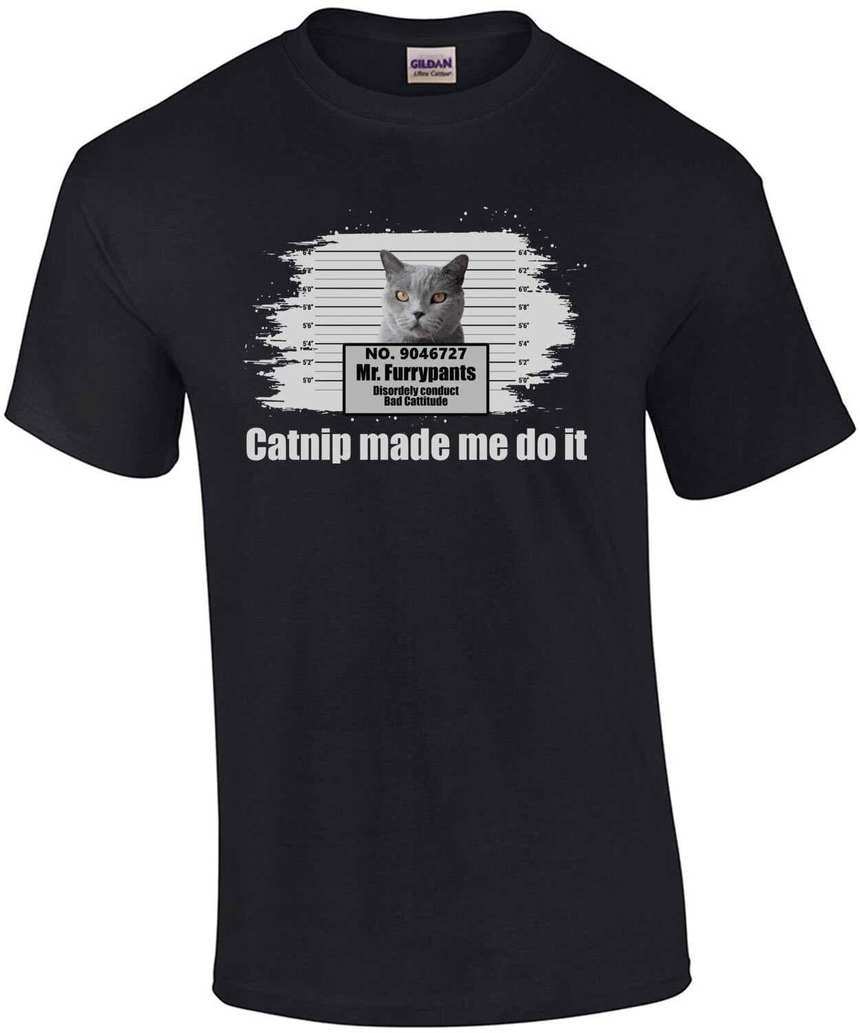 Catnip made me do it - funny cat t-shirt