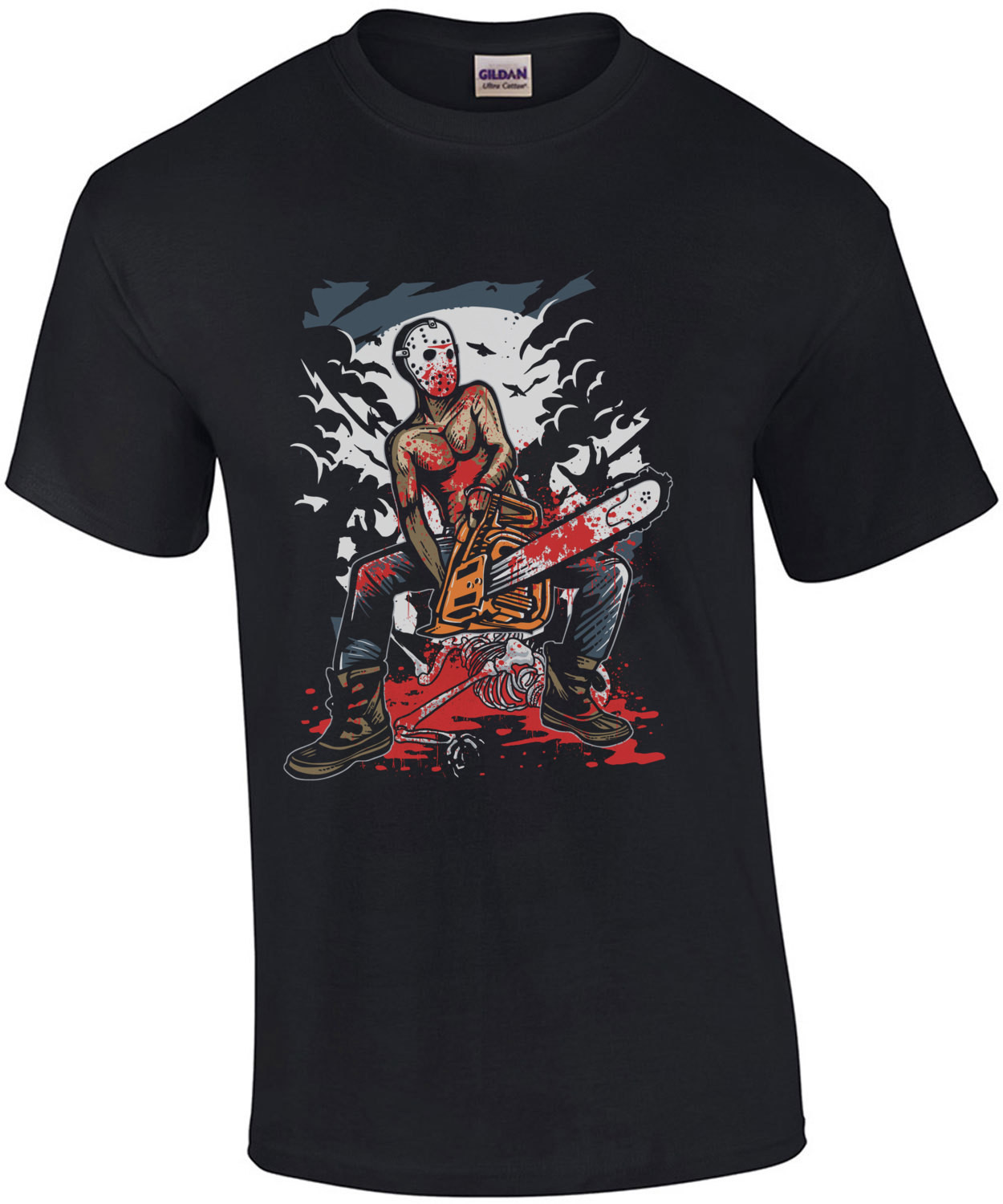 Chainsaw Killer Graphic T-Shirt