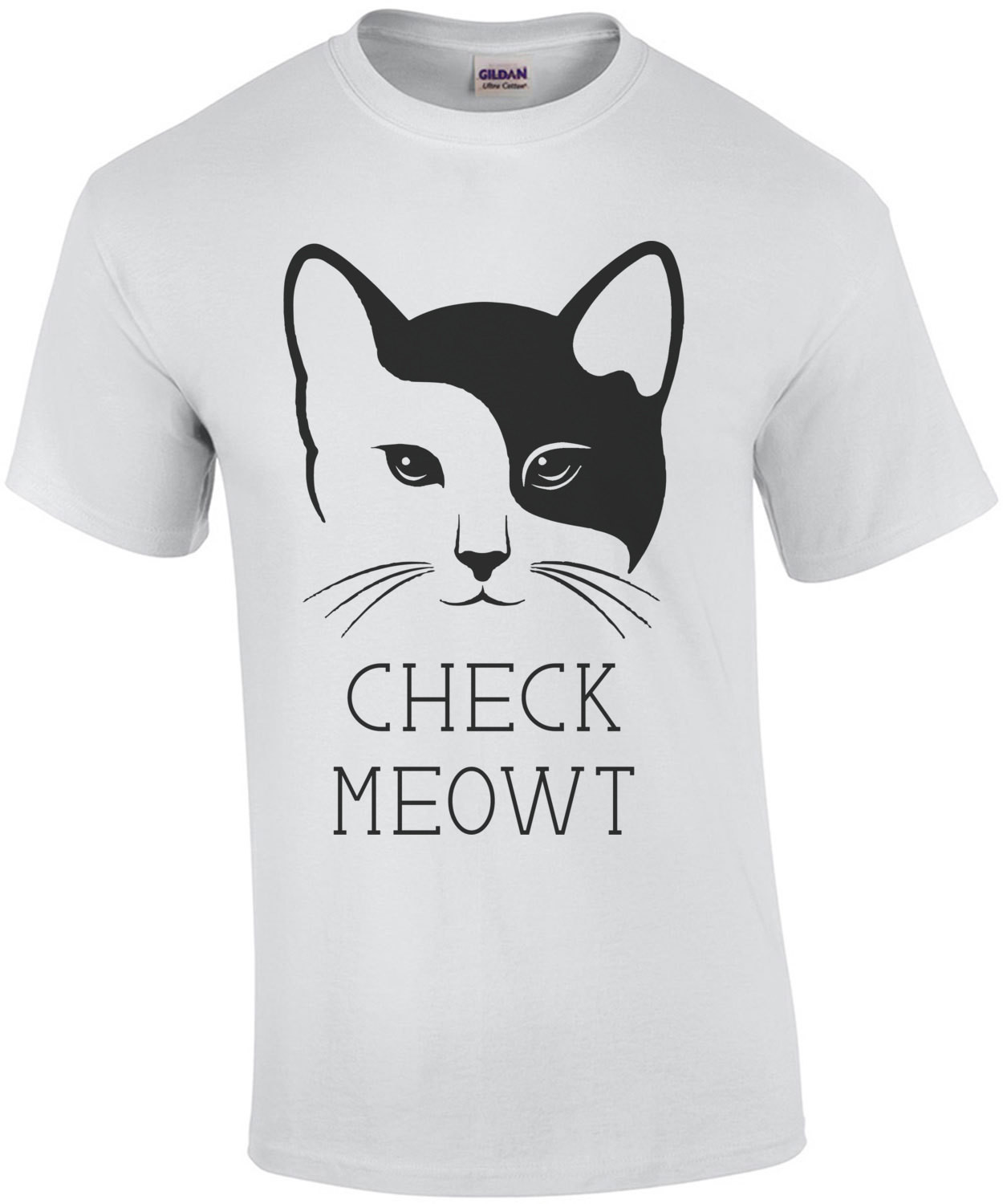 Check Meowt - Funny cat t-shirt