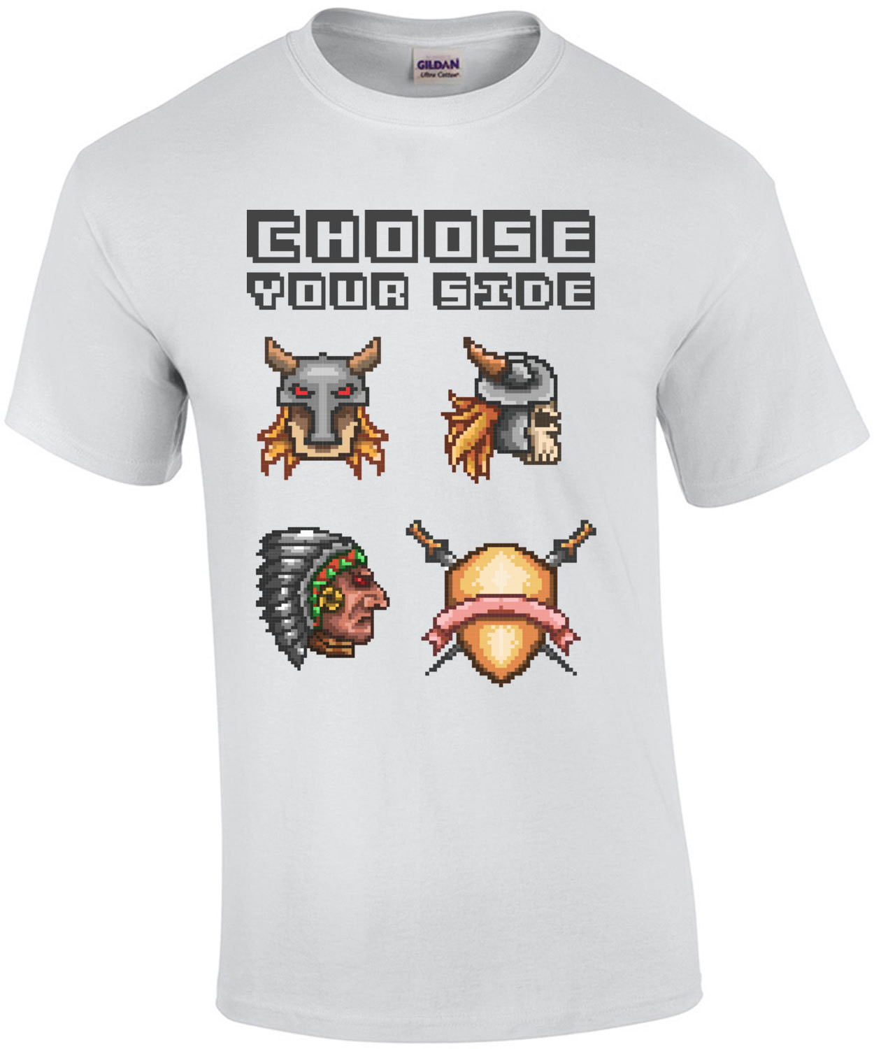 Choose Your Side Retro Gaming T-Shirt