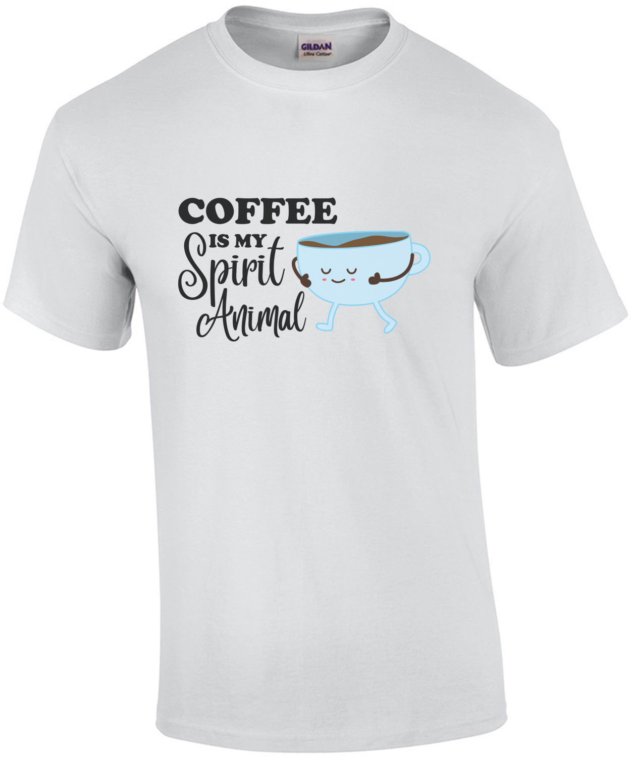 Coffee is my spirit animal - funny coffee t-shirt
