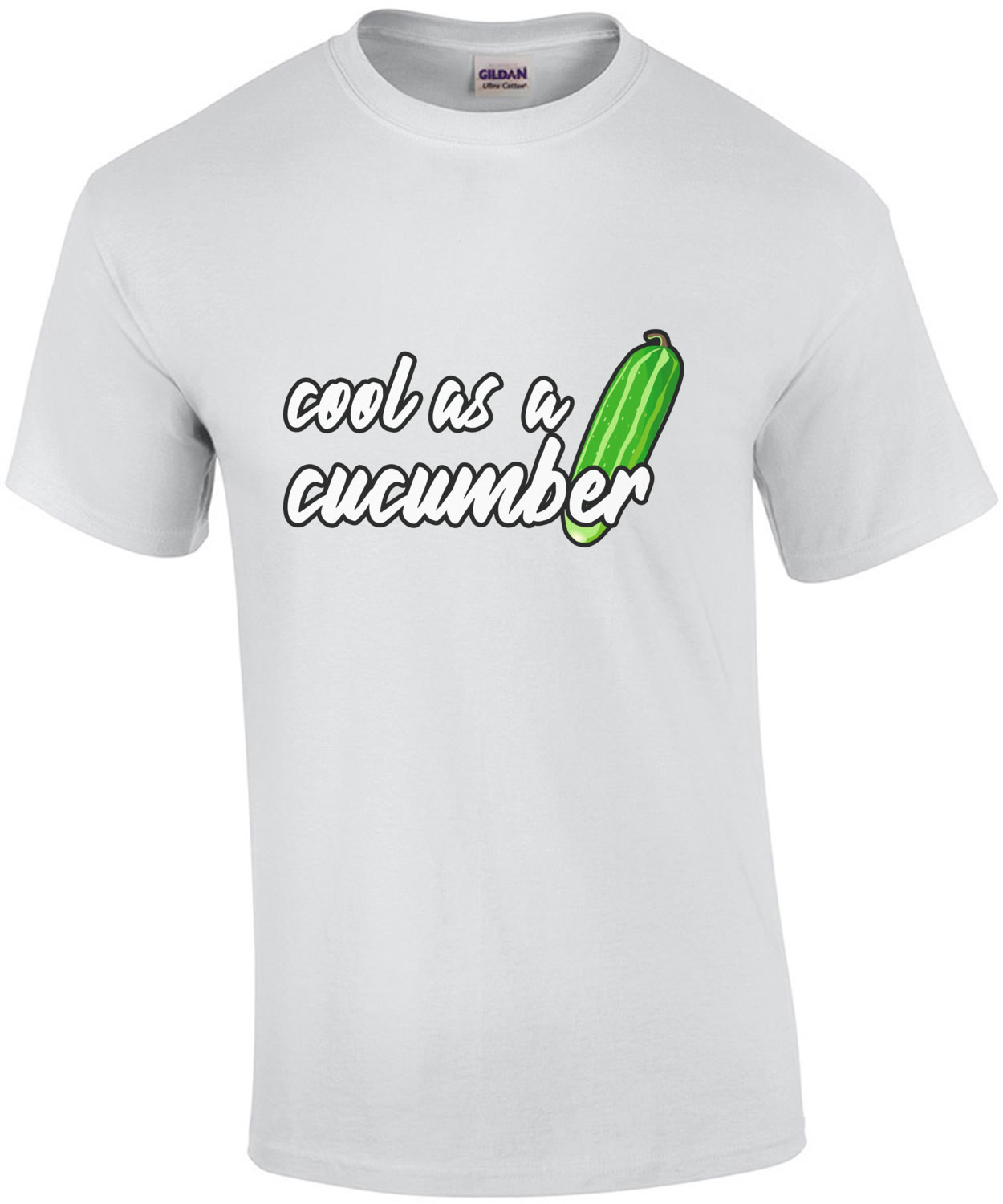 Cool as a cucumber - funny t-shirt