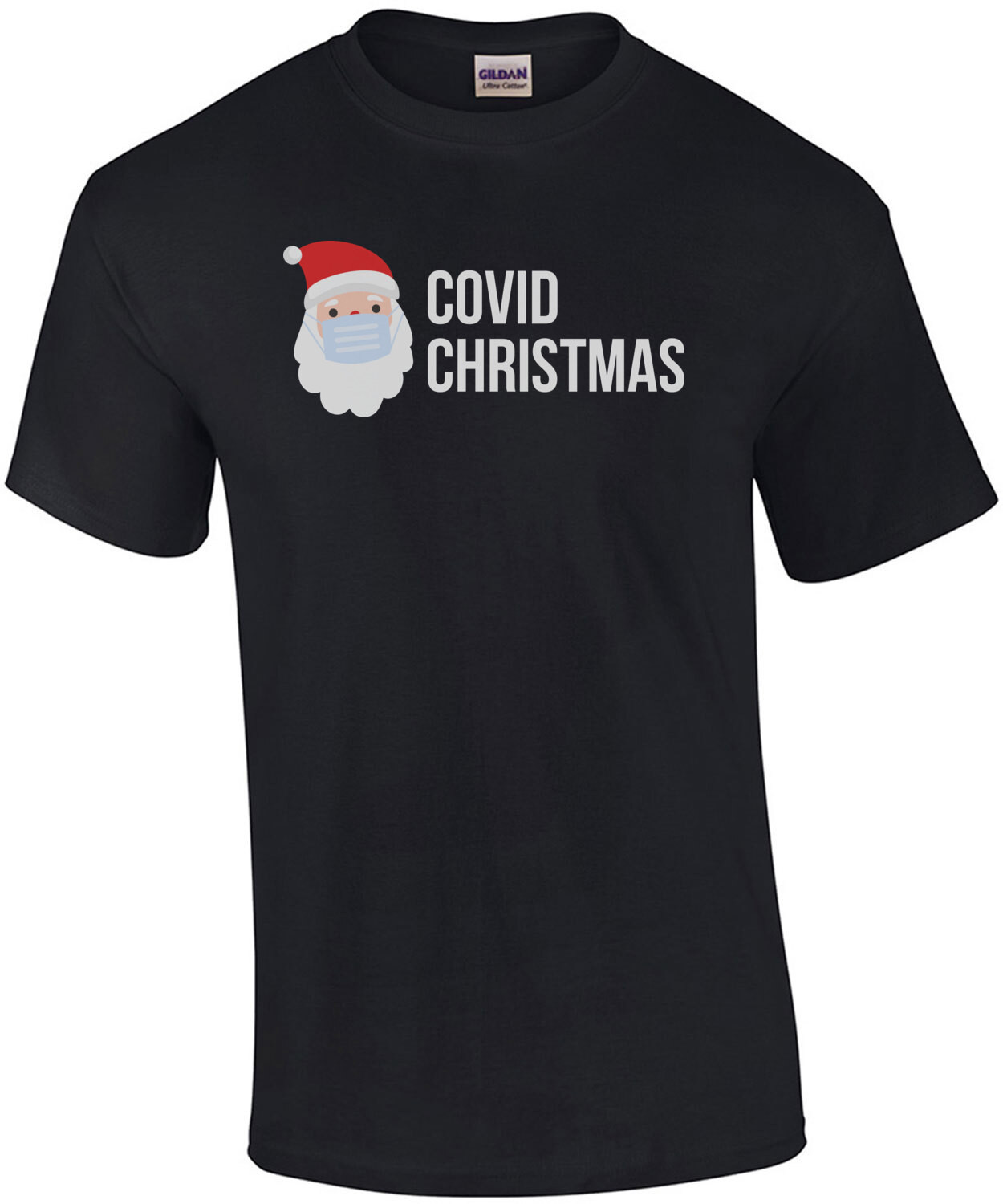 Covid Christmas Santa Mask - Covid-19 - Christmas T-Shirt