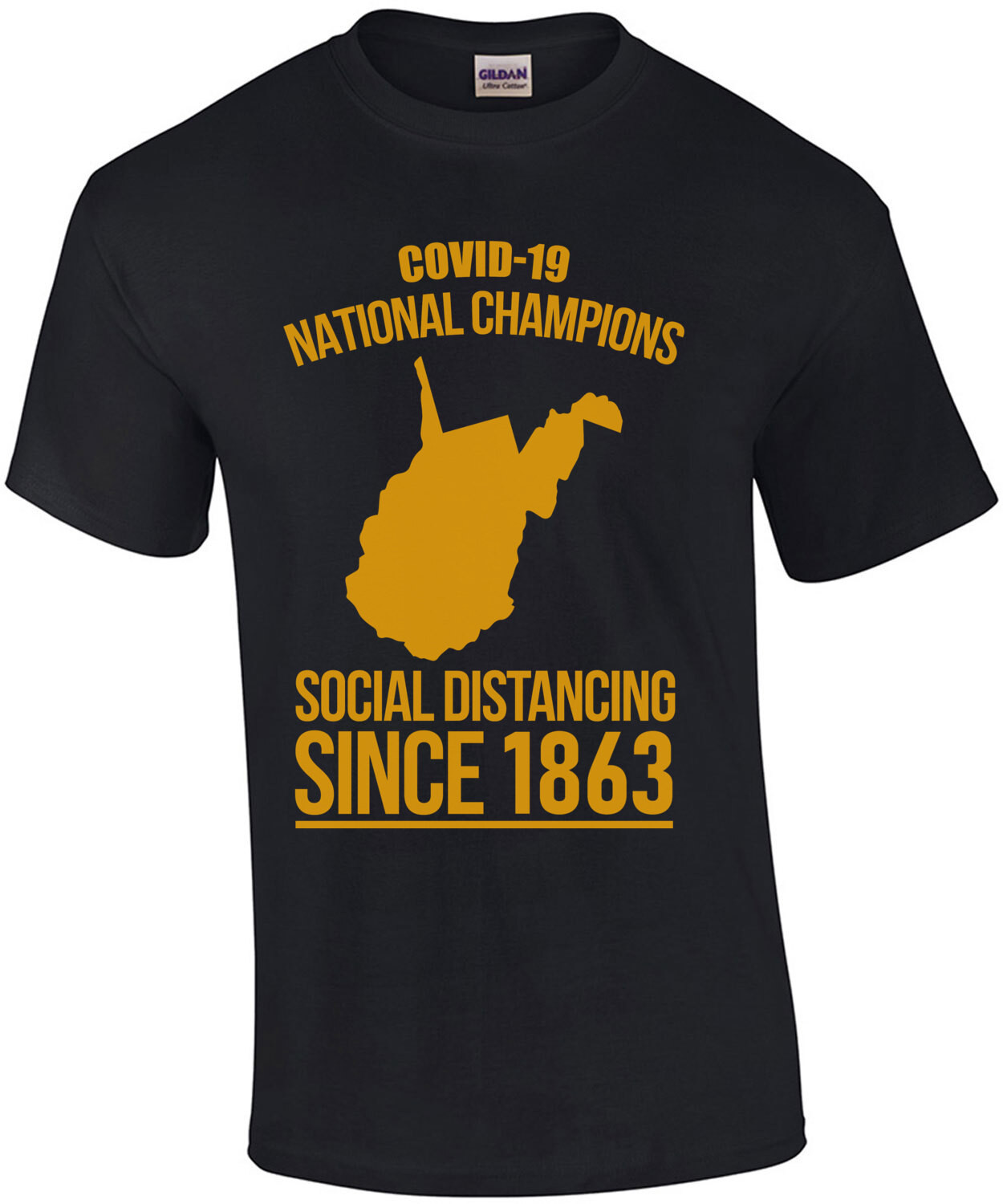 Covid-19 National Champions - West Virginia - Coronavirus T-Shirt