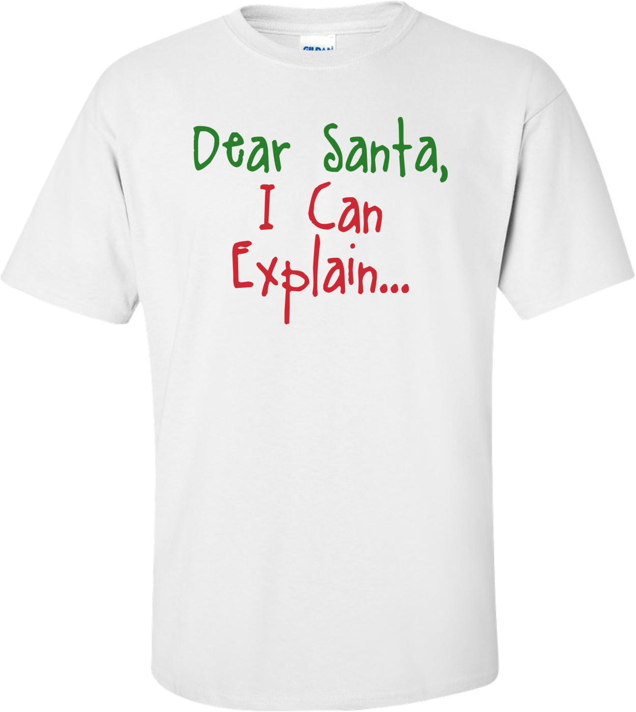 Dear Santa I Can Explain Shirt