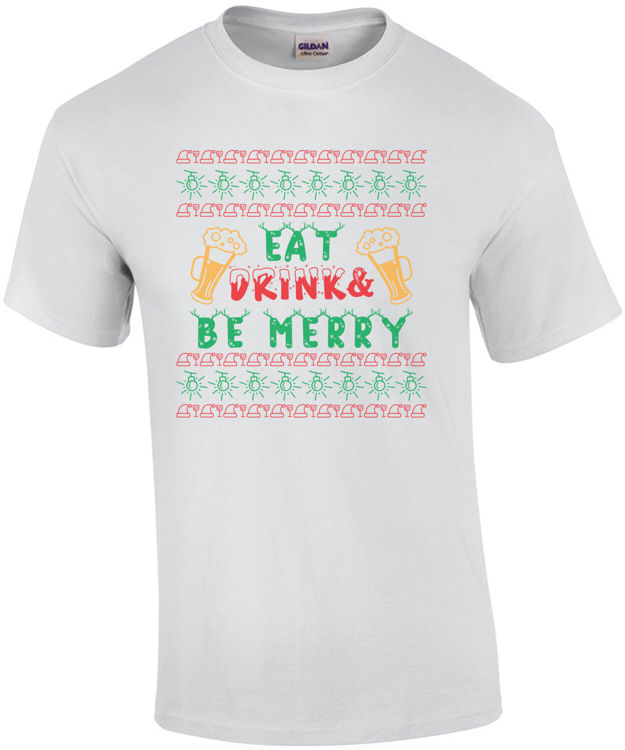 Eat Drink And Be Merry Christmas Sweater