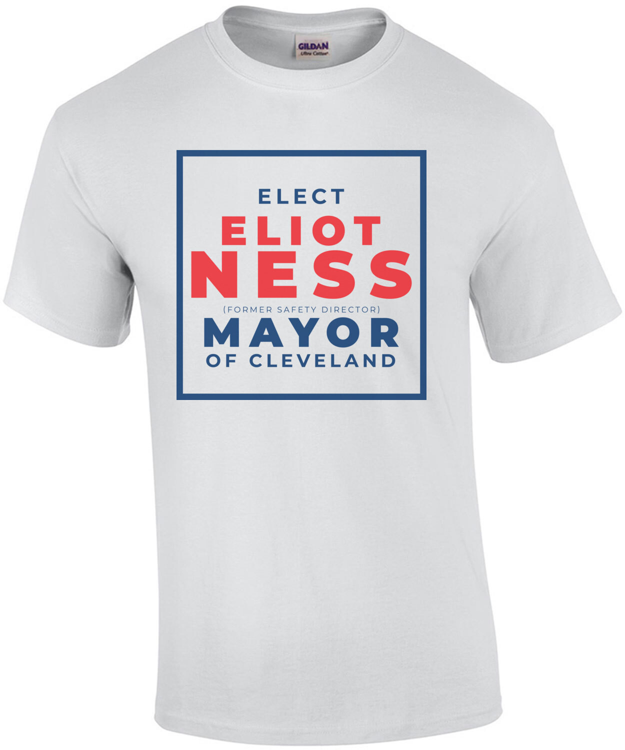 Elect Eliot Ness - Mayor of Cleveland - The Untouchables - 80's T-Shirt