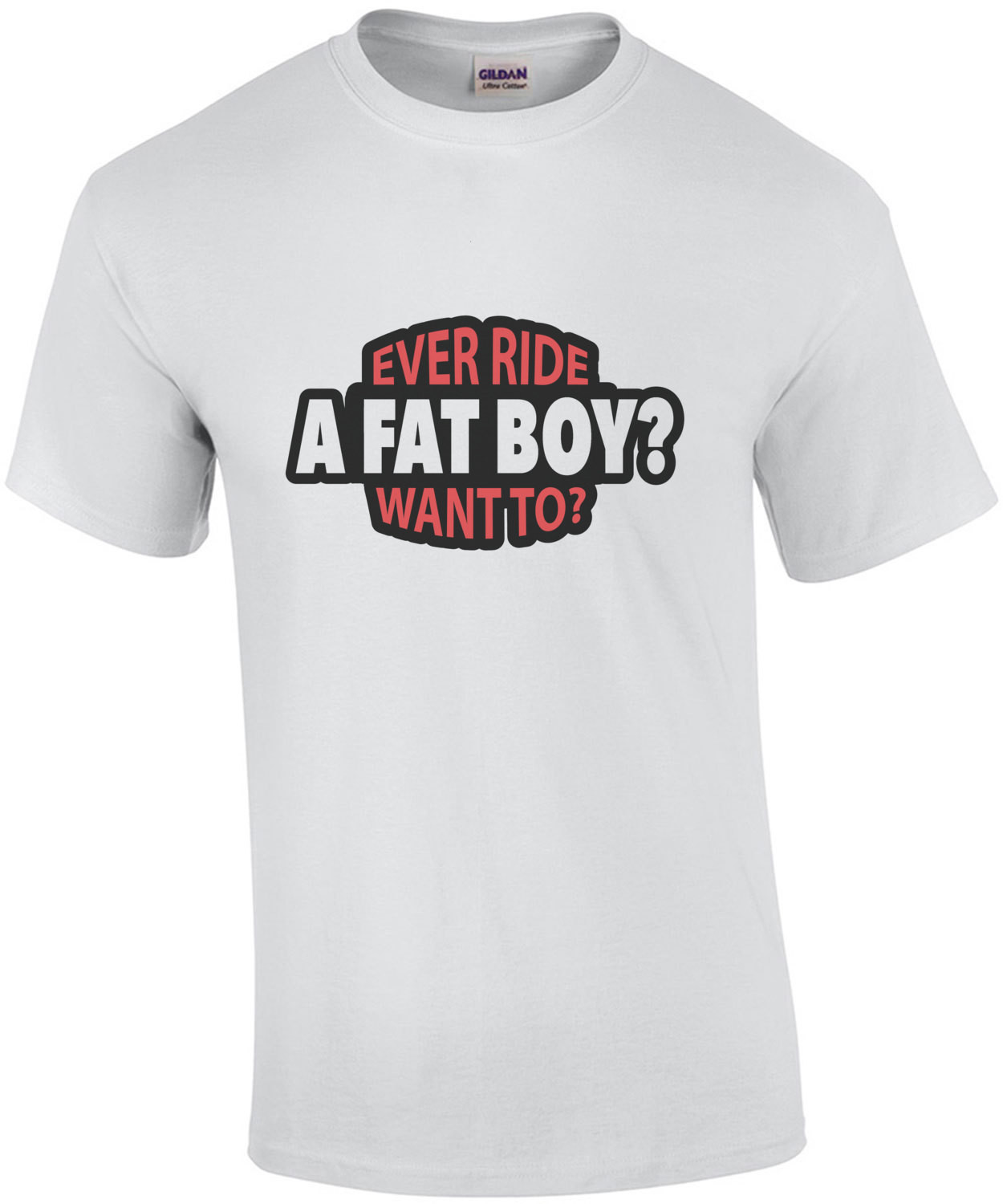 Ever ride a fatboy? want to? Biker T-Shirt