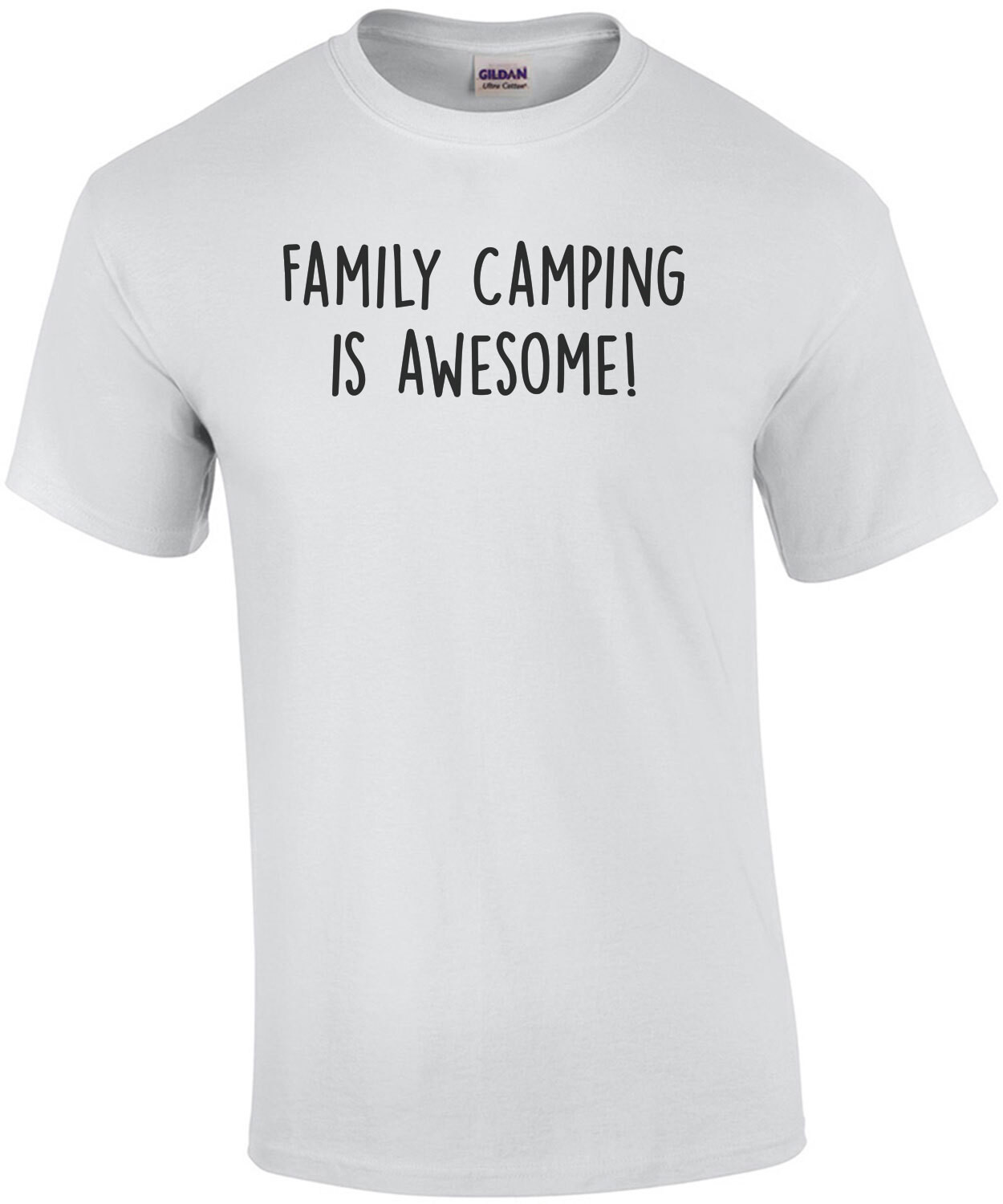 Family Camping Is Awesome - funny camping t-shirt