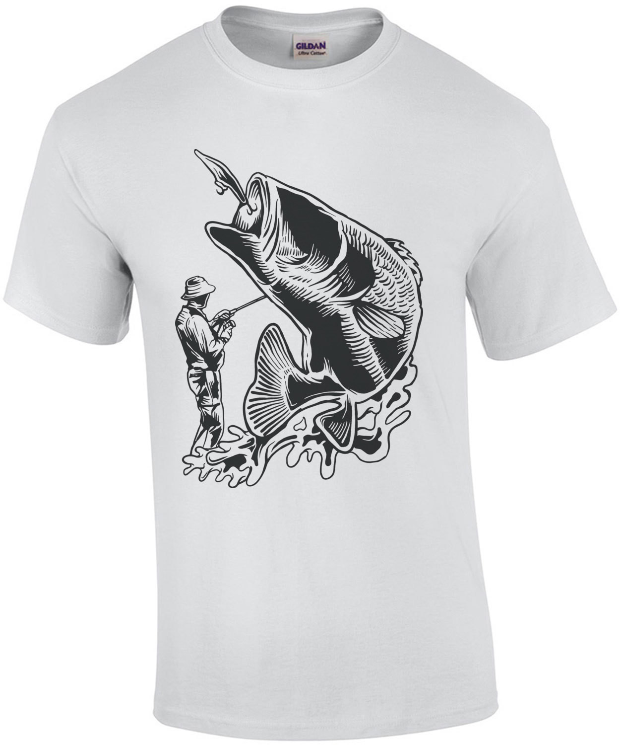 Fisherman Retro Fishing T-Shirt
