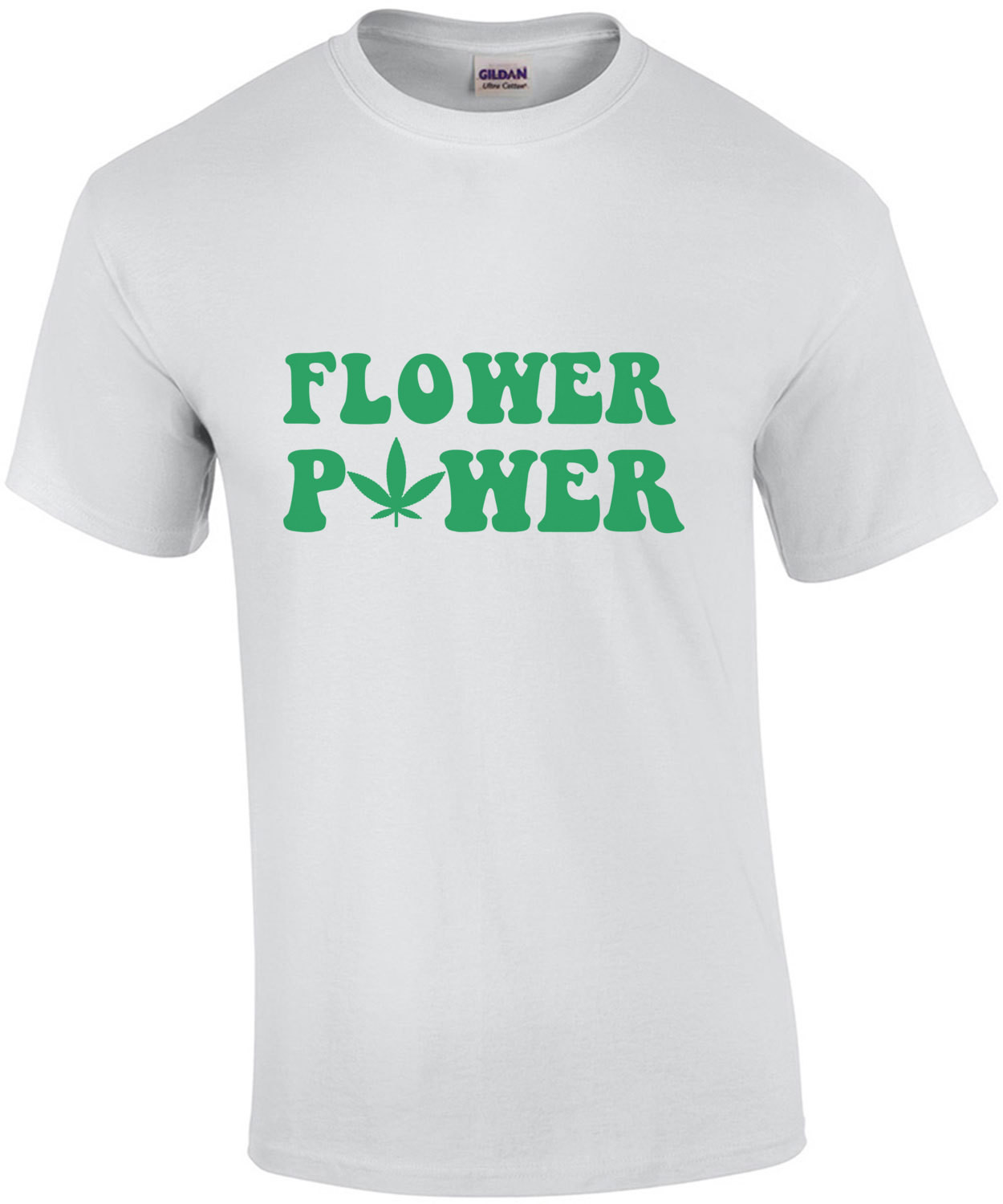 Flower Power - Cool Marijuana Weed T-Shirt