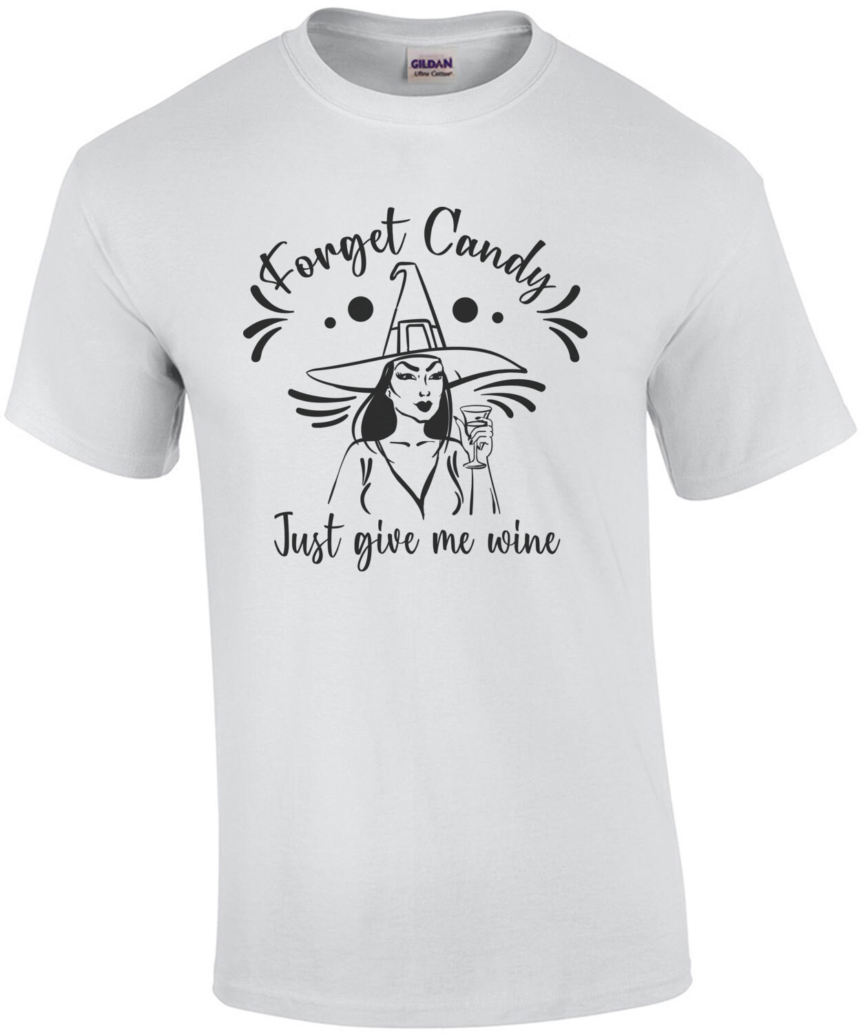 Forget Candy... Just Give Me The Wine! - Drinking Halloween Shirt