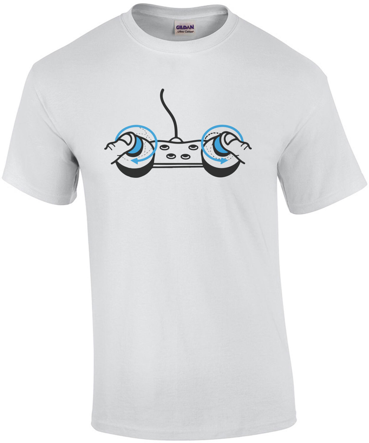 Gaming Boob Controller Nipples Funny Dirty Gaming T-Shirt