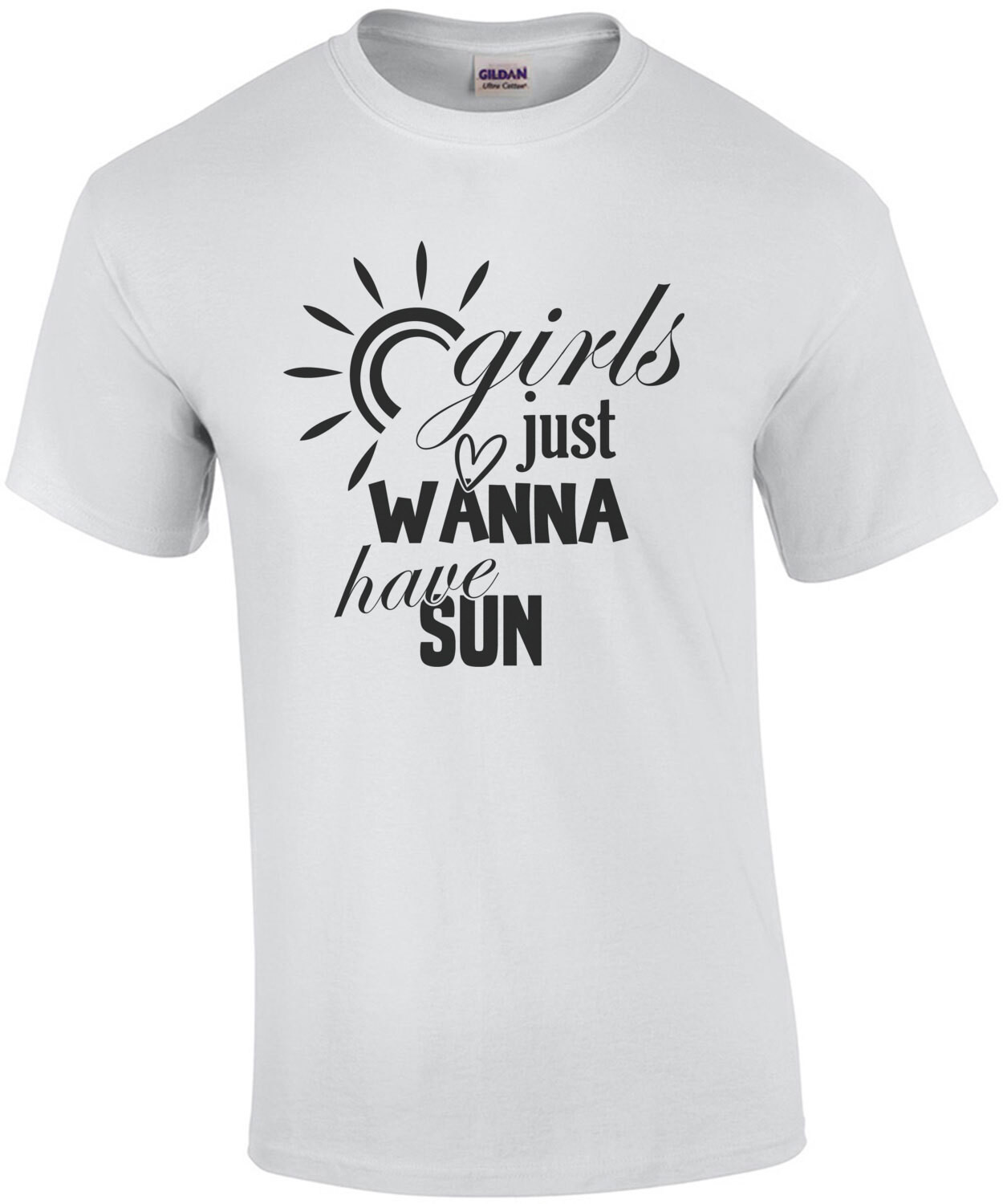 Girls just wanna have sun - ladies t-shirt