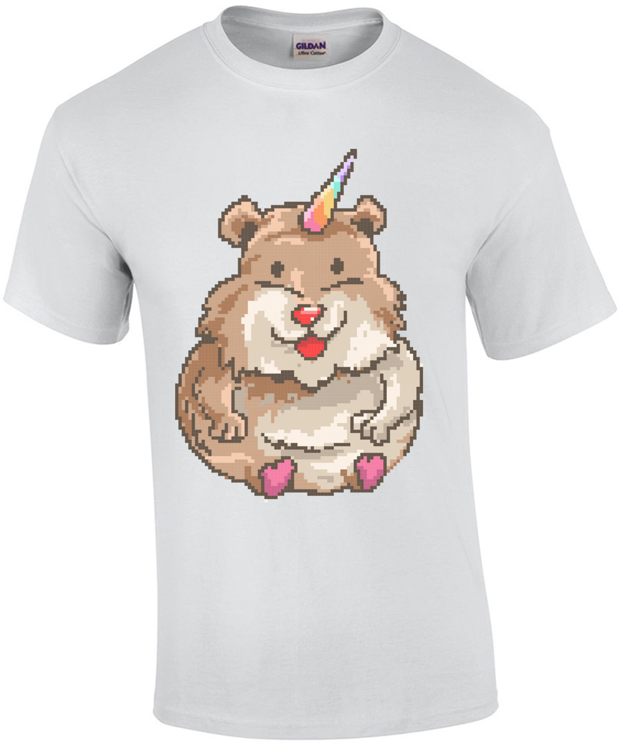 Hamster Unicorn Retro Cute T-Shirt