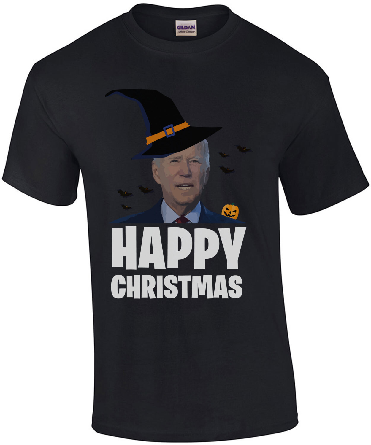 Happy Christmas - Funny Halloween Joe Biden T-Shirt