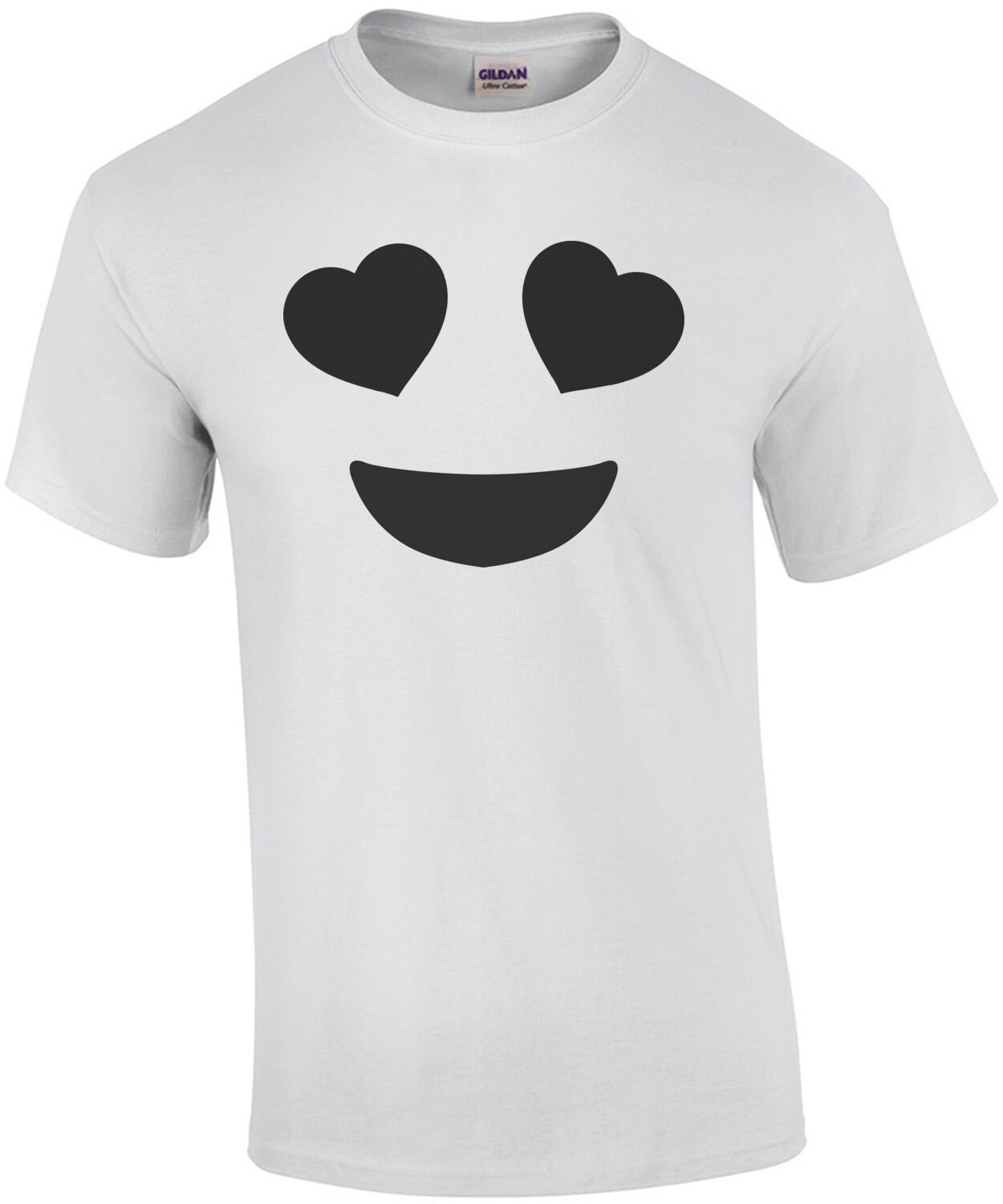 Heart Smile Face Emoji T-Shirt