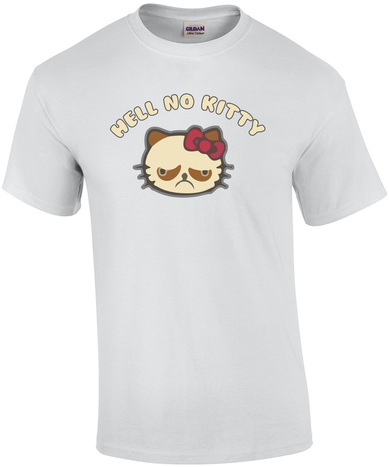 Hell No Kitty - Hello Kitty Parody T-Shirt
