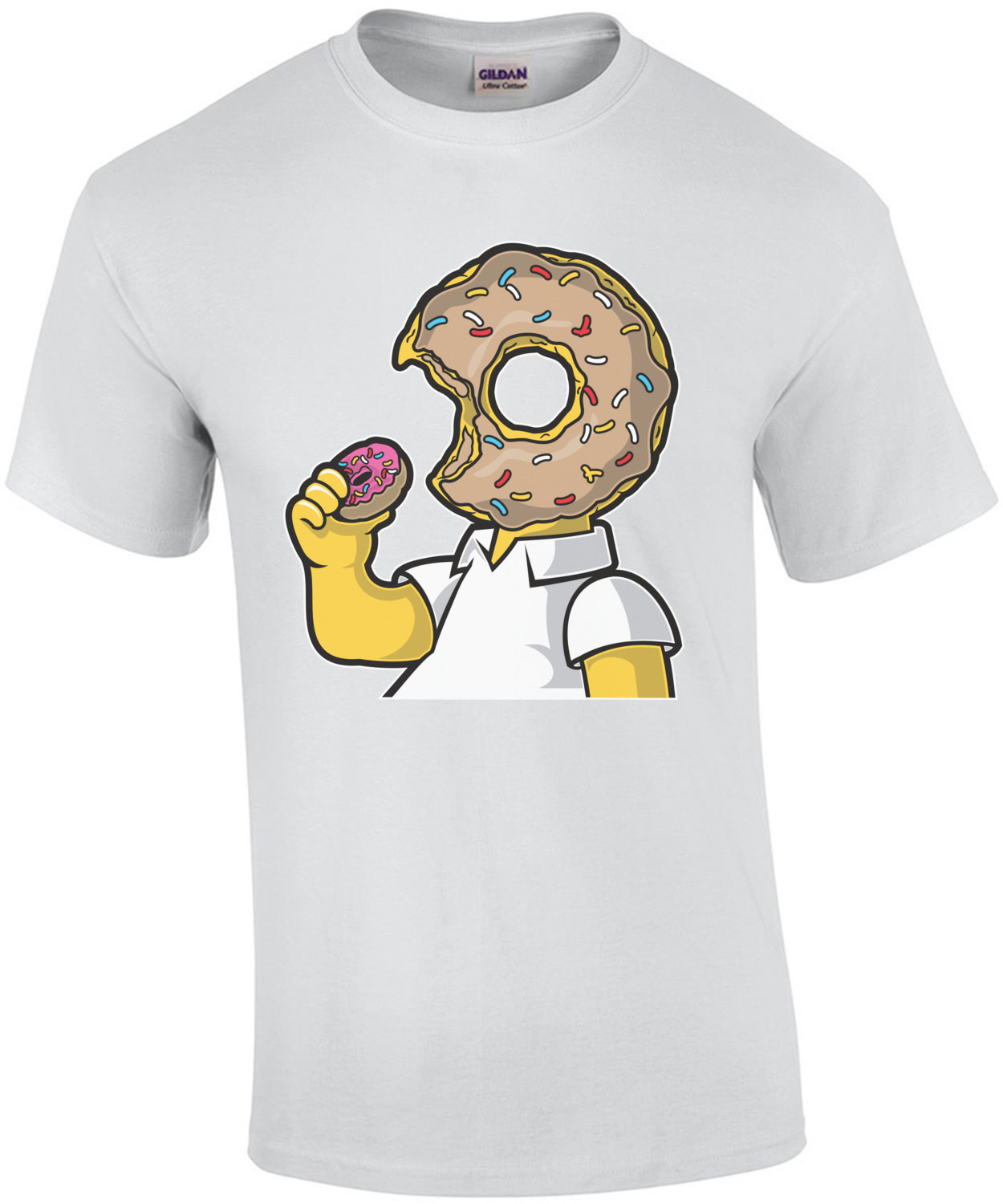 Homer Simpson Doughnut Eating Doughnut T-Shirt
